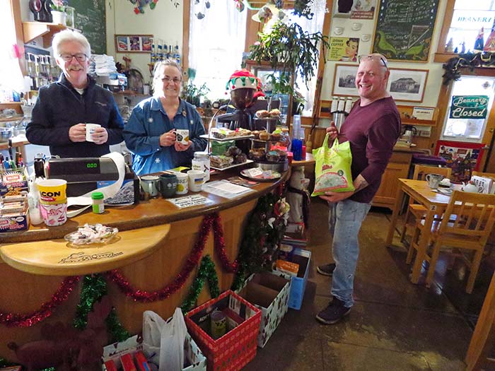 Business owners rally for food bank… and dig out some collectibles