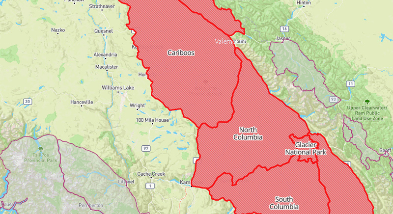 Weekend avalanche forecast grim for much of BC’s Interior