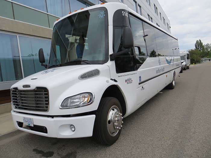 Health bus driver views career through rear-view mirror