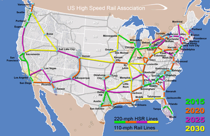 Cascadia high-speed rail?