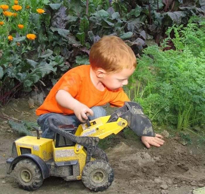 Gardening with kids