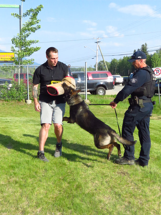 Grill and chill with RCMP K9 unit