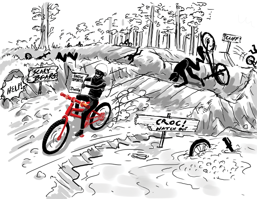 Time for mountain bikers to take a page from snowsports