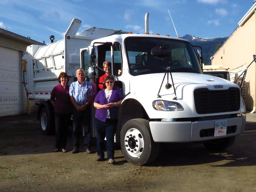 New garbage truck for McBride