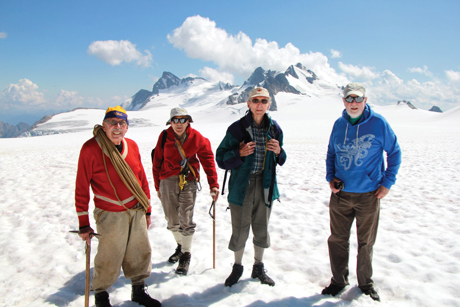 80-year-old explorers revisit early ascents