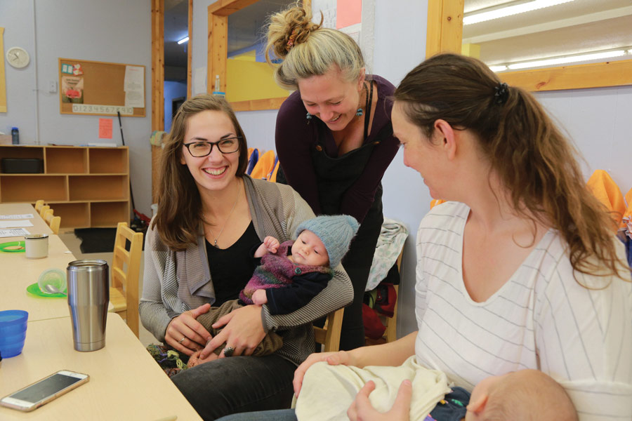 A play group for caregivers