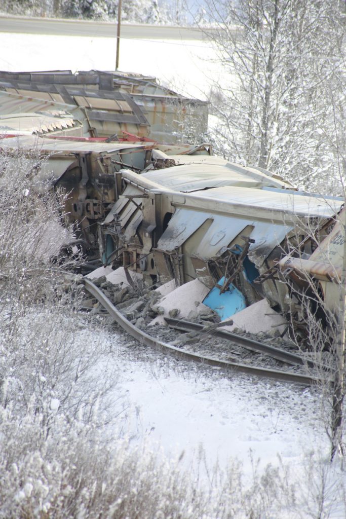 Moose Lake Derailment Dec. 26, 2019