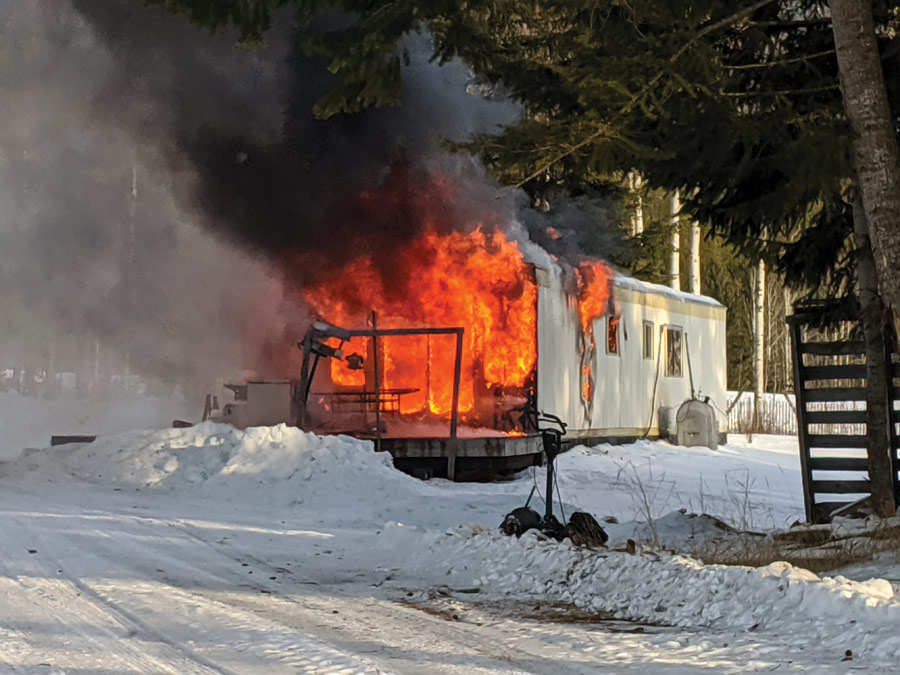 Farmer’s home burns down during holidays