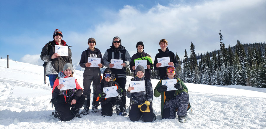 Savvy students learn snow skills