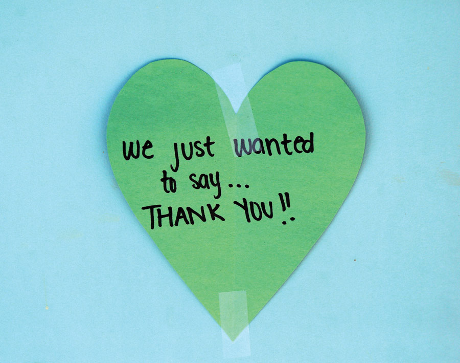 Letters/Op-Ed: Heartfelt thanks to the community