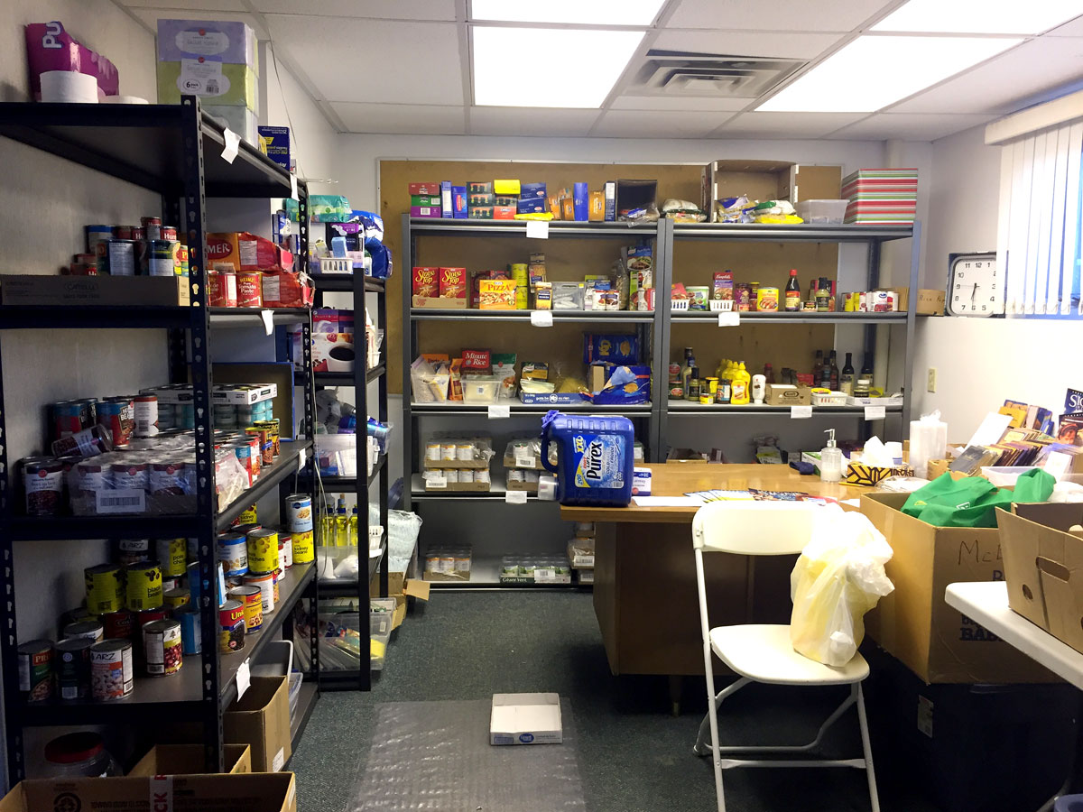 Food banks stocked and ready