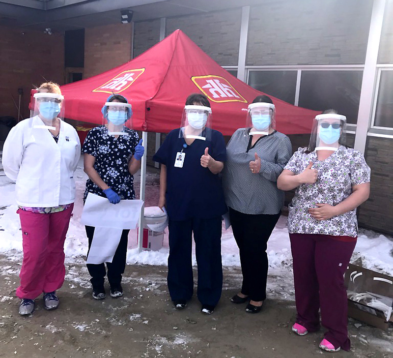 McBride school 3D prints protective gear for hospital workers