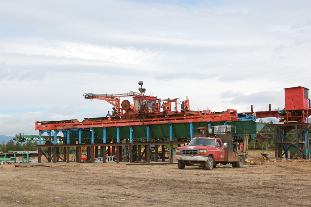 Valemount’s new mill:  Phase 1 of 5 nears completion