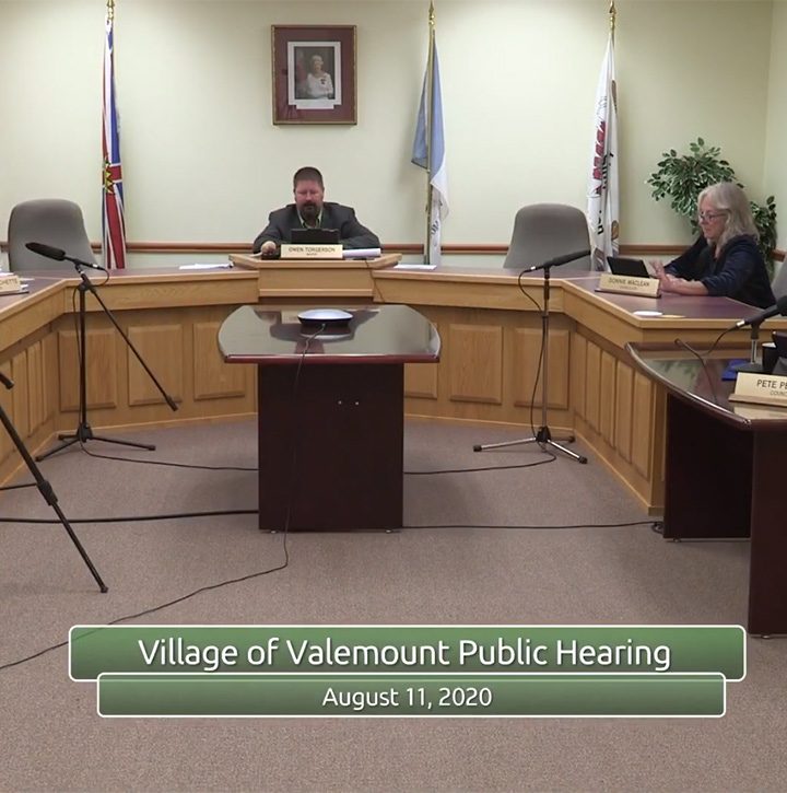 Valemount council: annual report, letter for wetlands, zoning change for housing