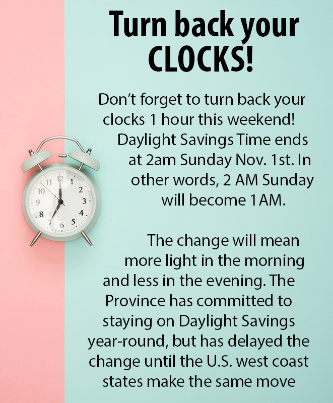 Did you remember to turn the clocks back? British Summer Time ended at 2am