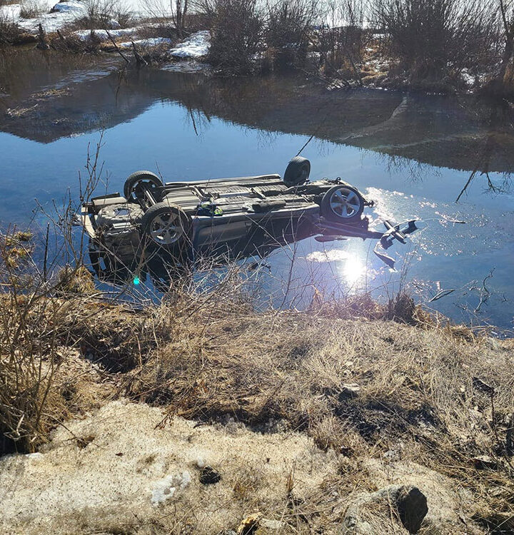 Locals concerned about salmon after leaking vehicle in river