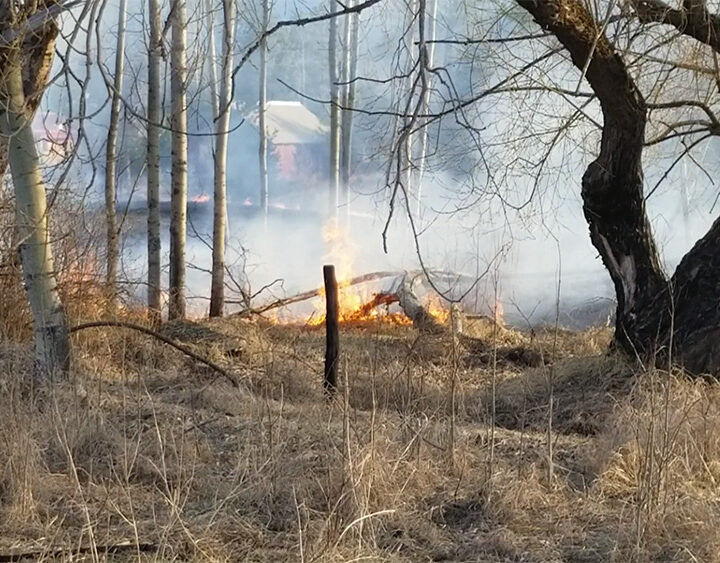 Valemount grass fire drill