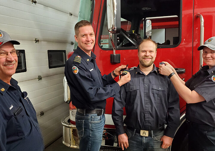 McBride Fire crew welcomes new Captain