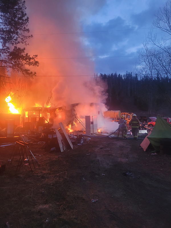 House fire destroys home