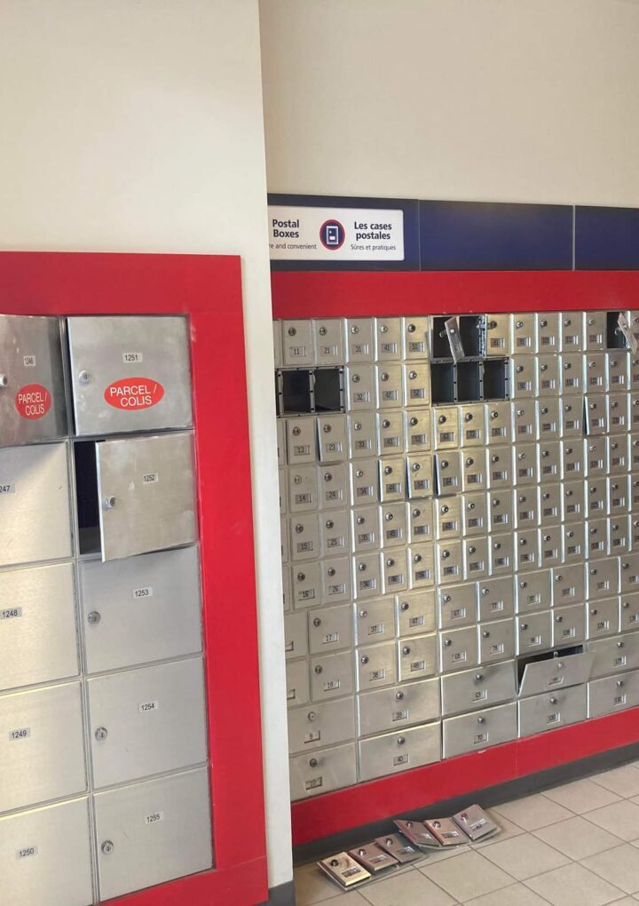 Valemount Post Office mailbox break in