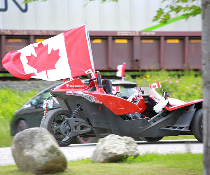 Canada Day across the valley