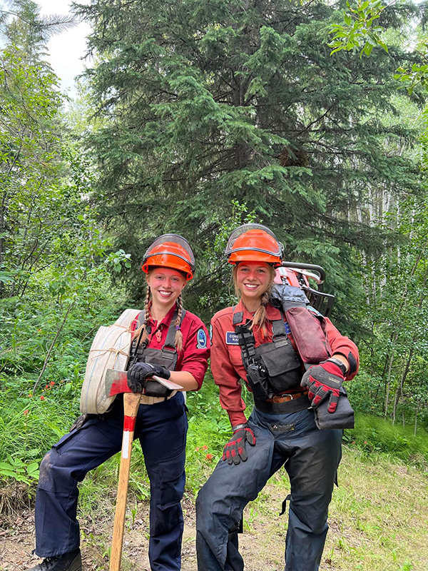 McBride sisters on duty with BC Wildfire