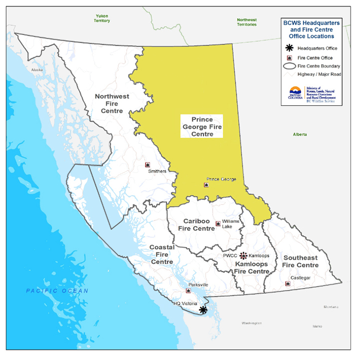 Category 2 & 3 fire ban issued in Prince George Fire Centre