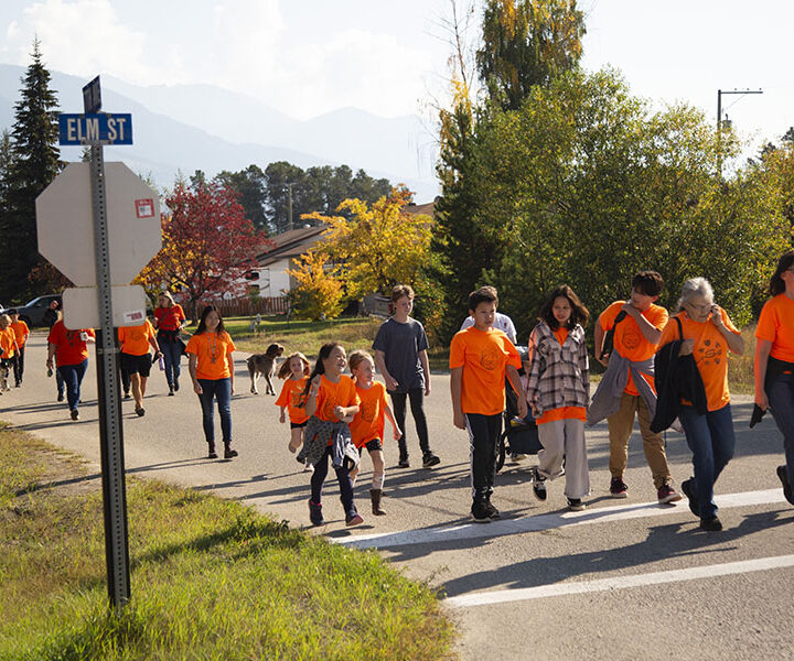Robson Valley residents walk for truth and reconciliation