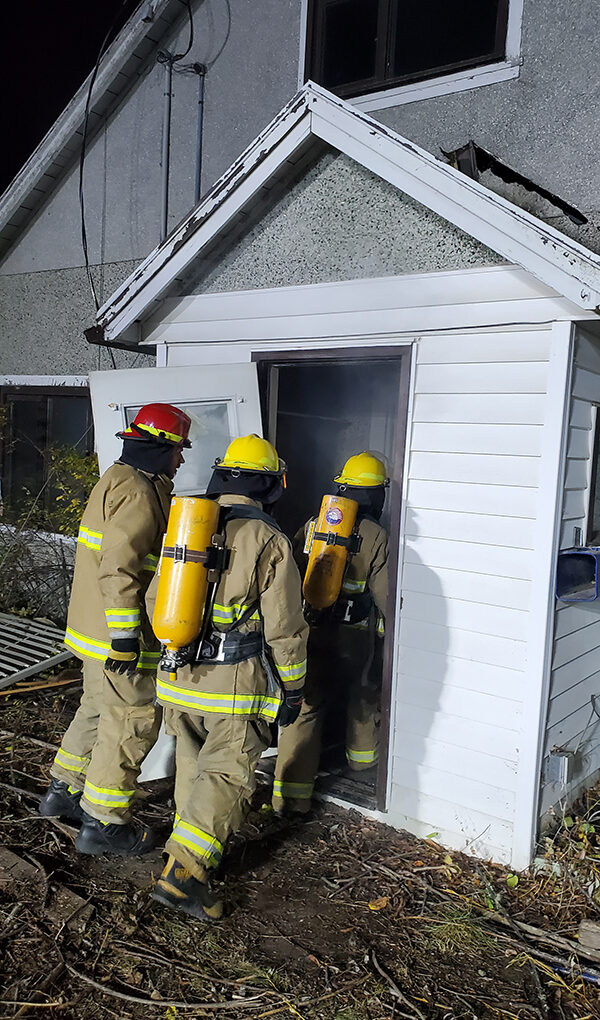 Fire simulation training