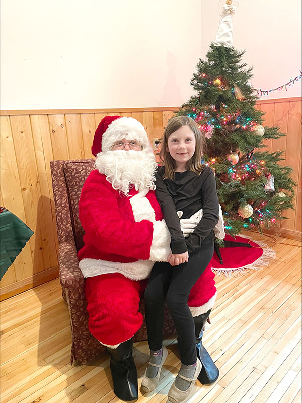 Pancakes with Santa