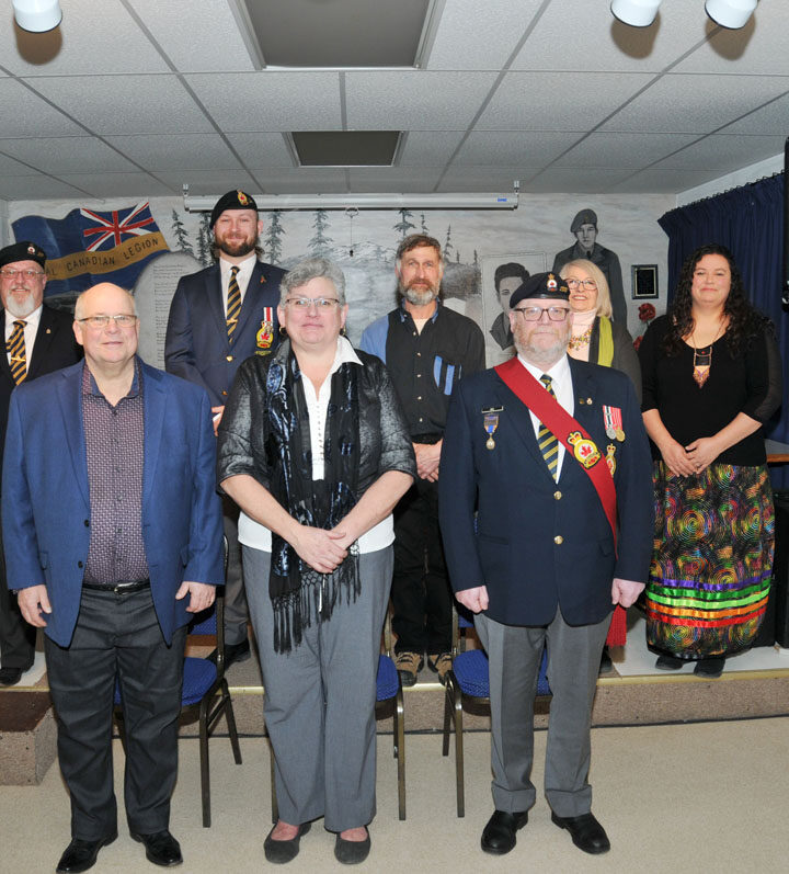 Legion installs executive, honours long-time members