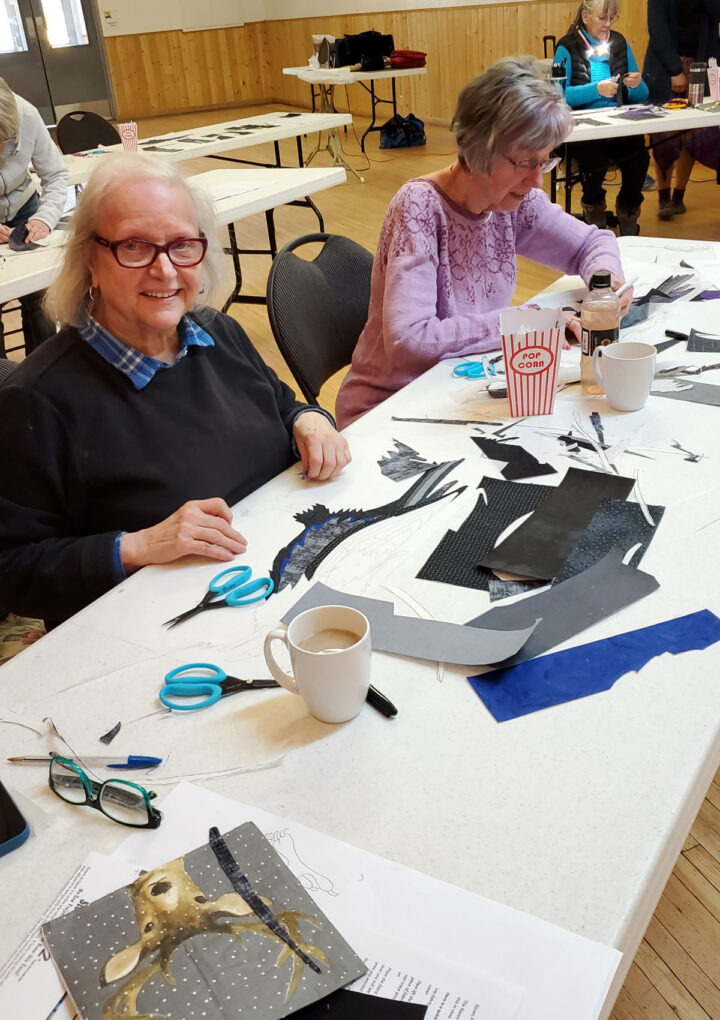 Quilting workshop goes to the birds