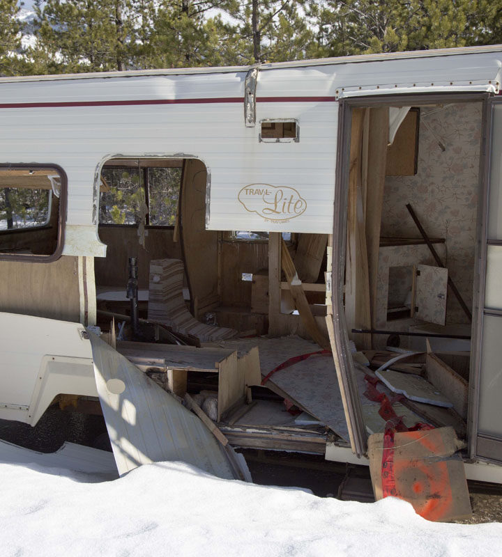 Illegal dumping: rotting campers more than an eyesore