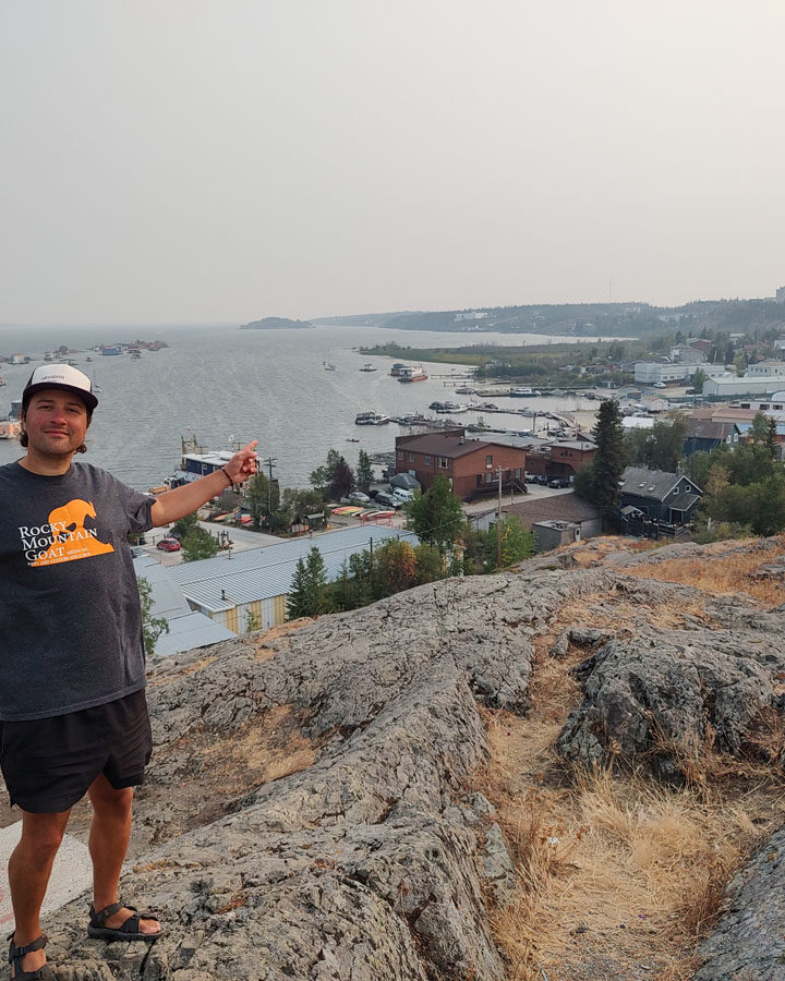 Goat explorer evades wildfire